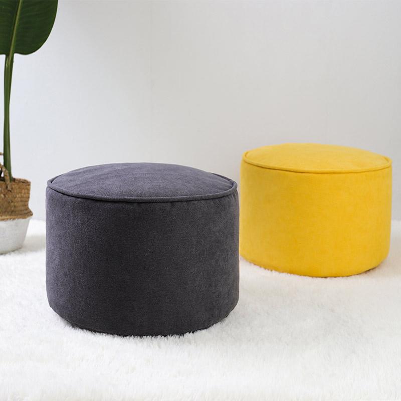 可爱布艺沙发凳创意客厅小凳子入门换鞋凳可拆洗豆袋懒人沙发脚踏