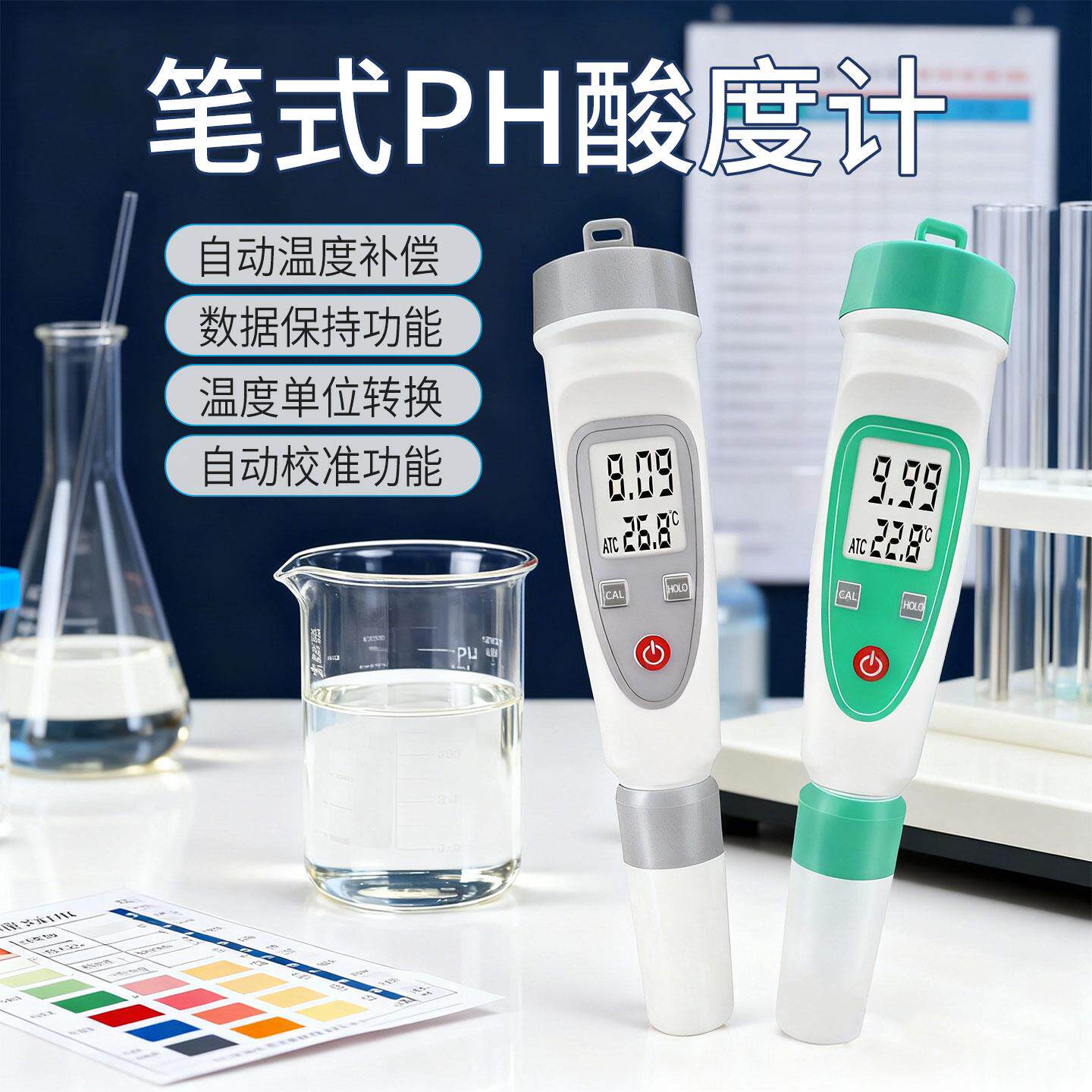 可携式PH计数显酸度计高精度测试笔水质测量酸碱度工业线上检测仪