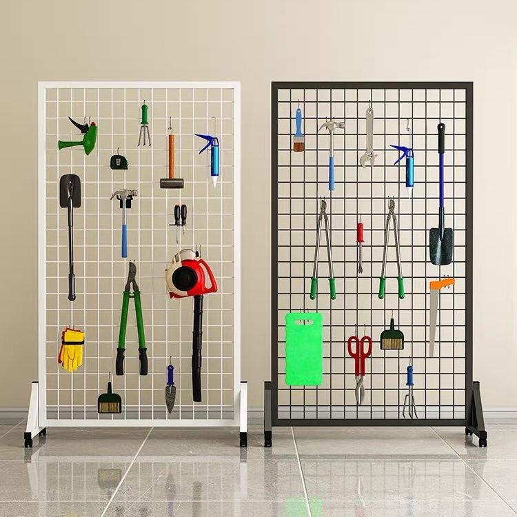 立式铁网架站立式活动网幼儿园作品展示架珠宝展