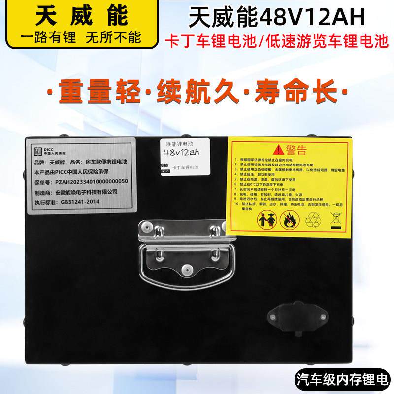 卡丁车锂电池36V48V12ah20AH碰碰车商场游览车锂电池可定制