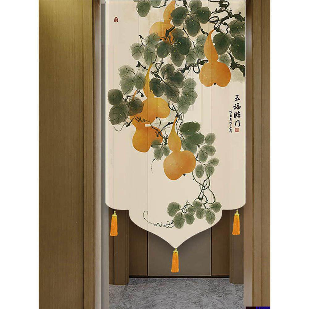 门帘隔断葫芦珠帘富禄客厅入口卧室过道卫生间五福门挂帘