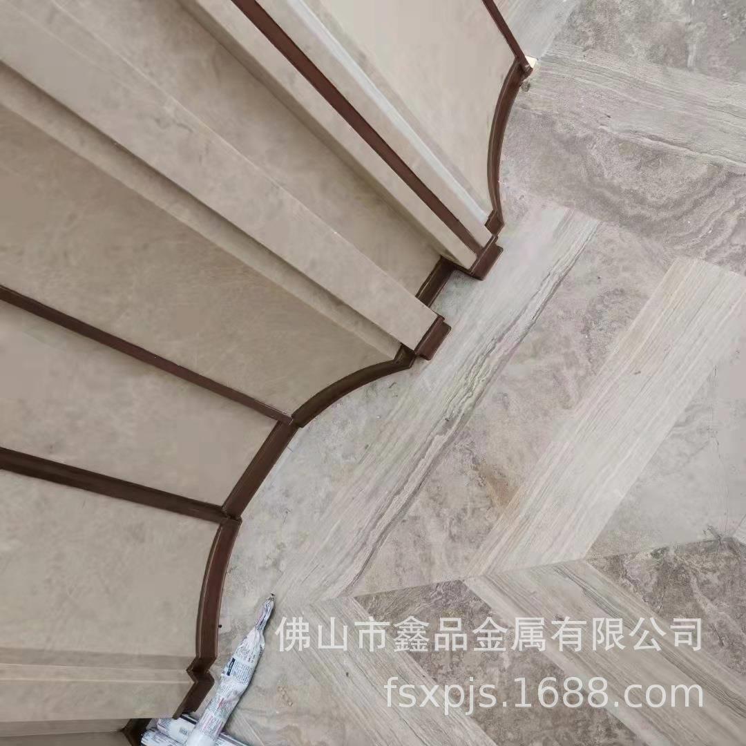 定制加工 304不锈钢彩色金属条 装饰墙角收边踢脚线 围边条装潢