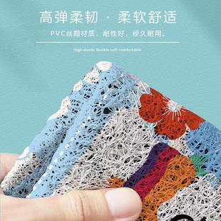进门门口家用丝圈脚垫可爱ins耐脏防滑可裁剪门垫 入户门地垫新款