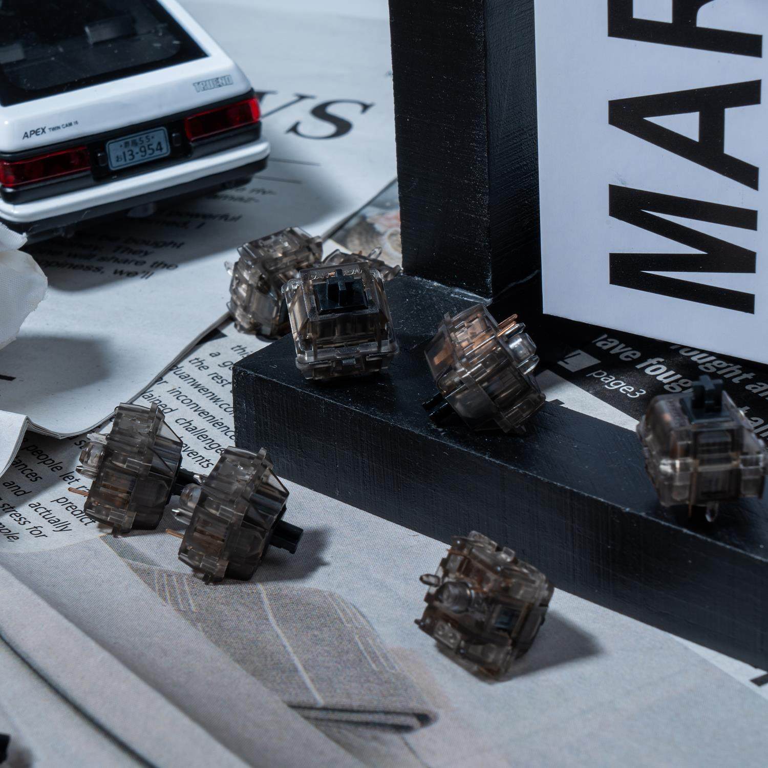 gateron佳达隆ink v2 pro机械键盘开关配件 线性手感 5pin