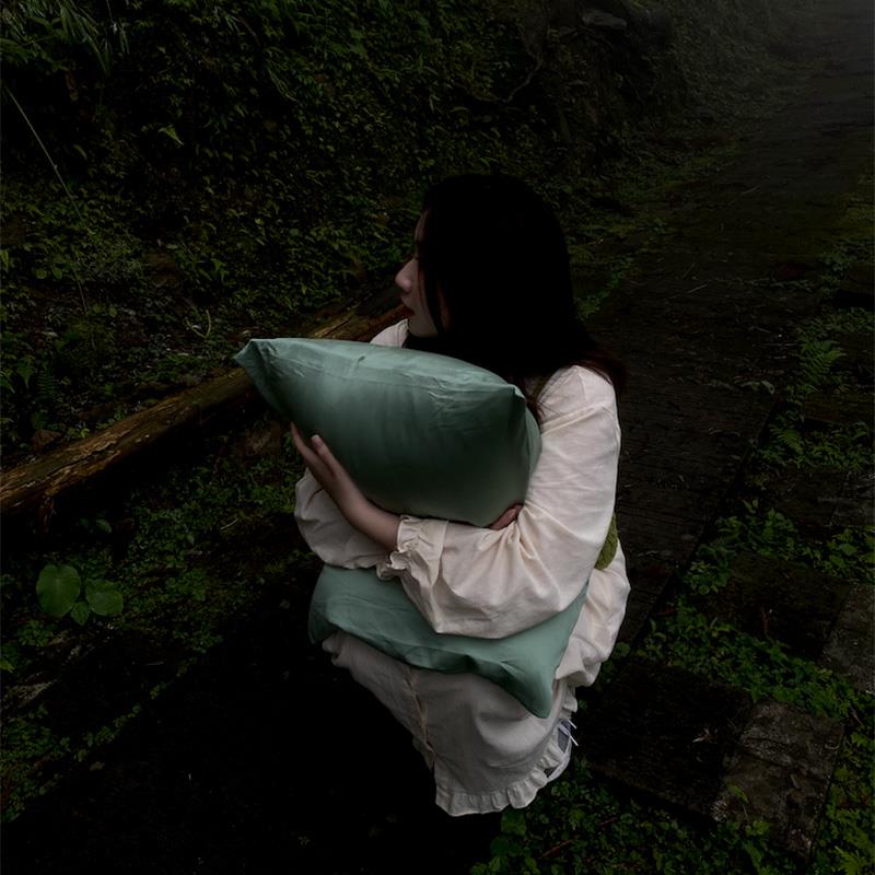 ROZZ 高端60支Tencel天丝被套单件单独纯色丝滑莱赛尔枕套夏被罩