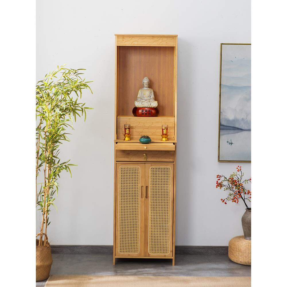 新中式佛龛供桌家用财神立柜佛台香案神龛菩萨佛像关公供奉桌神台