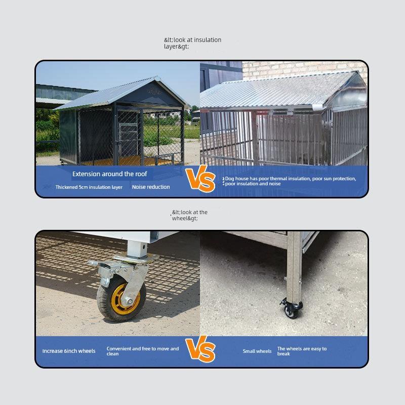 狗别墅防风宠物庭院特大型家用狗笼四季通用大型狗舍