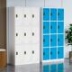 彩色更衣柜电子感应锁置物柜员工收纳柜健身房换衣柜理髲店寄存柜