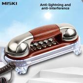 美思奇Mt 025固定电话覆古座机家庭壁挂式 办公室小型挂机