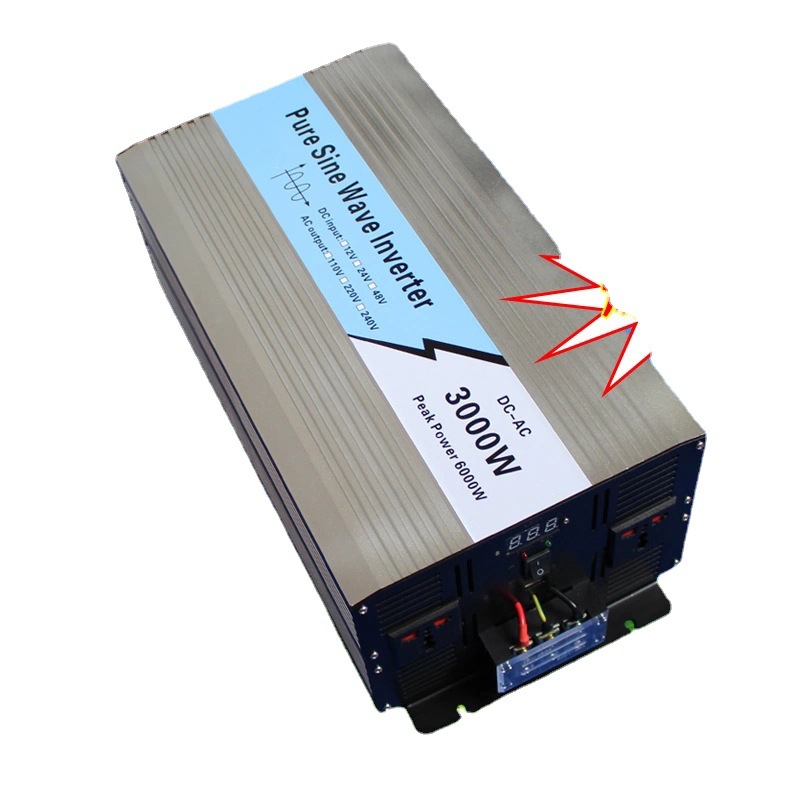 足功率3000W逆变器 纯正弦波12v24v48v转220v太阳能家用逆变器