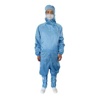 定制Boe 0.25格连帽连体衣现货 B16工厂商用十层斜拉出无尘套装