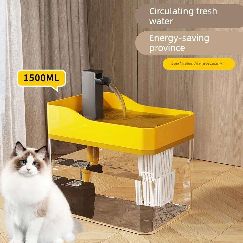 宠物饮水机流动水无声猫饮水机自动宠物狗喂养水循环饮水机