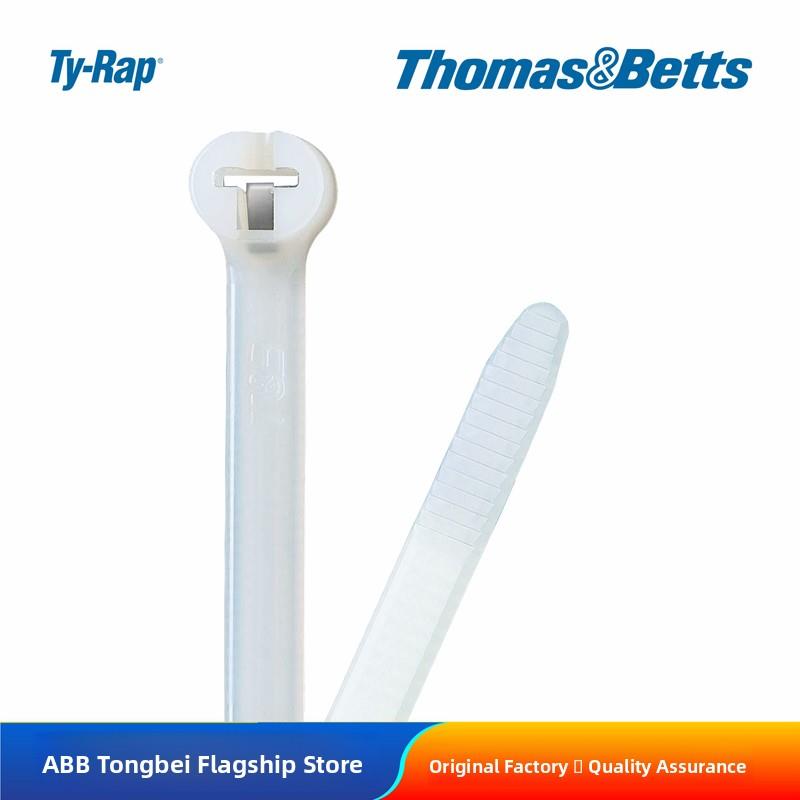Abb同北Ty-Rap耐风雨尼龙扎带钢齿尼龙白色扎带小包