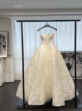 黑色落地带板婚纱架子礼服陈列架中式展示架秀禾挂衣架挂头纱架子