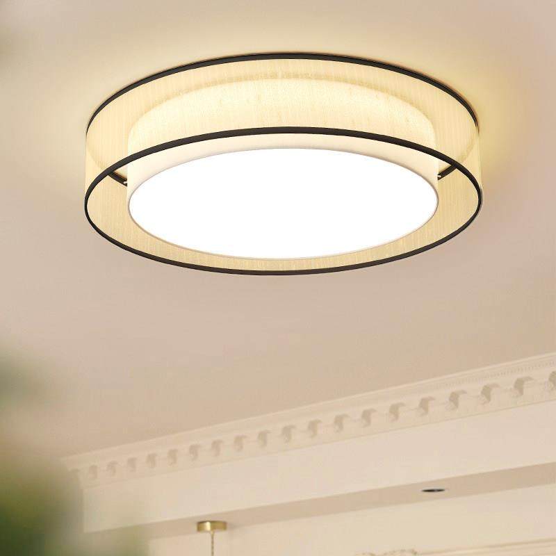 中古风卧室吸顶灯日式侘寂高级感客厅书房灯宋代美学布艺饭厅灯具,家装灯饰光源,餐厅/卧室/书房吸顶灯,淘宝优惠券,粉丝福利购,淘宝优惠卷