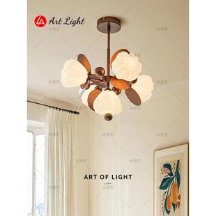 法式覆古卧室吸顶灯,创意和个性化设计花灯,古色古香的氛围房间