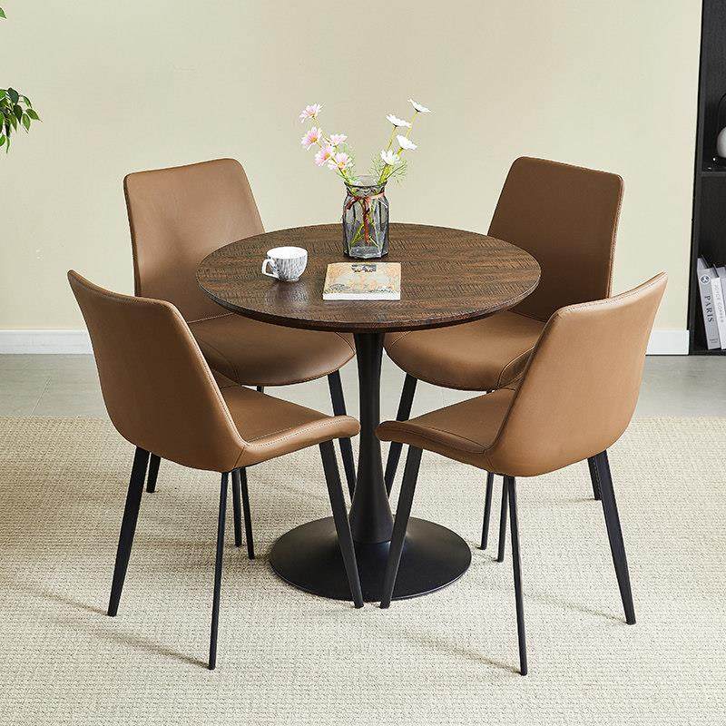 北欧轻奢小户型餐桌实木小圆桌门店实木桌接待洽谈桌椅组合咖啡桌,住宅家具,板木餐桌,淘宝优惠券,粉丝福利购,淘宝优惠卷