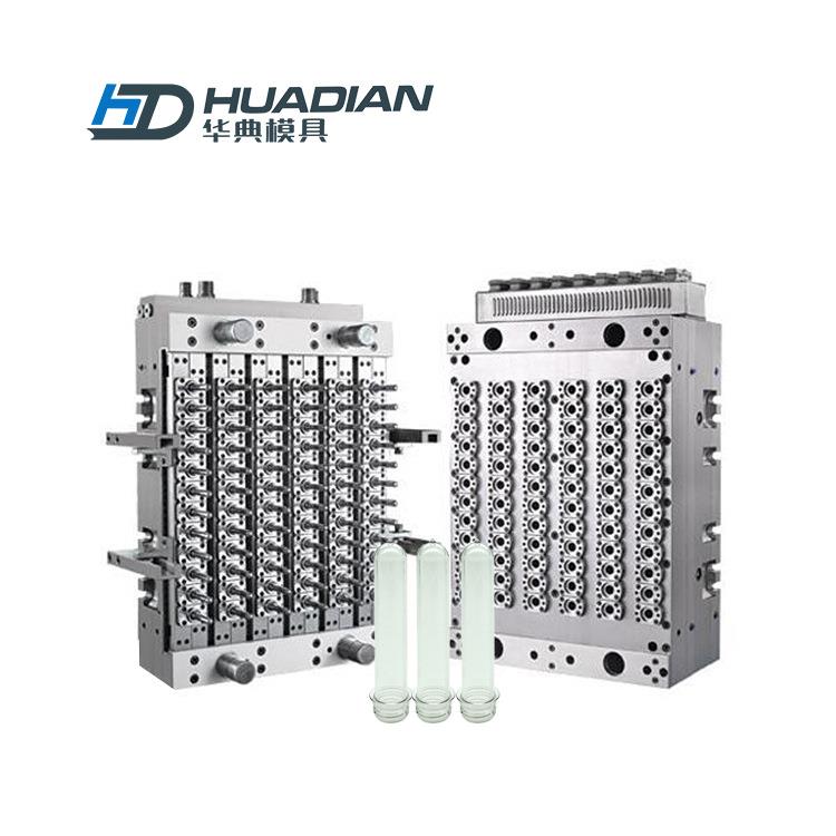 台州模具72腔针阀气封瓶坯模具注塑瓶胚模具PET管坯模具