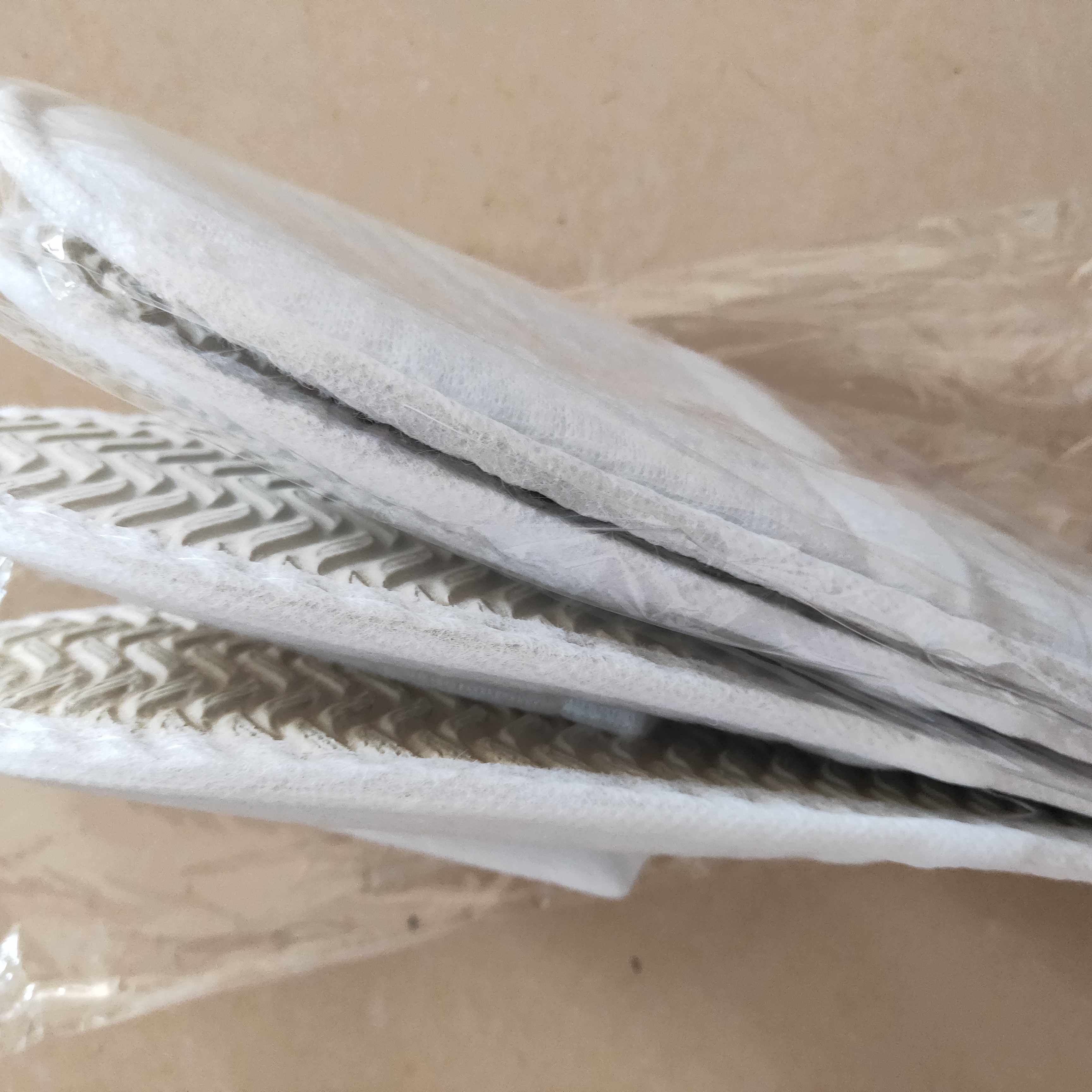 拉毛布绒布柳叶纹防滑5毫米加厚酒店一次性拖鞋宾馆W客房用44码图片