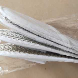 拉毛布绒布柳叶纹防滑5毫米加厚酒店一次性拖鞋宾馆W客房用44码