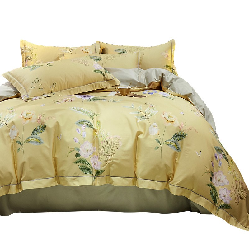 100支长绒e棉被套单件180×200全棉200x230纯棉被罩加大220x240