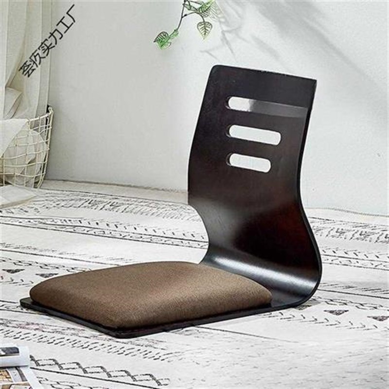 榻榻米椅子床上h座椅宿舍懒人椅无腿椅凳日韩靠背椅坐垫飘窗和室