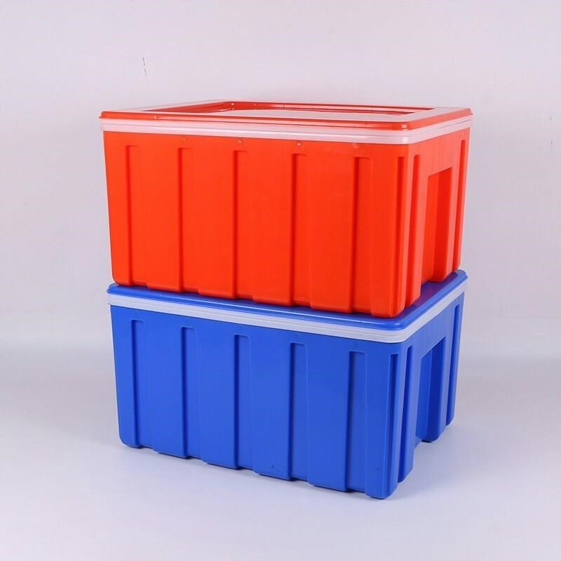 食品级泡沫保温箱摆摊专用冷链A运输箱冰袋快递专用冷冻泡沫箱便