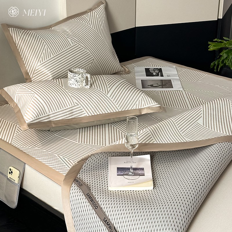 现代轻奢A类婴儿可用冰丝凉席夏季床垫空调席子可水洗床上用品1.5