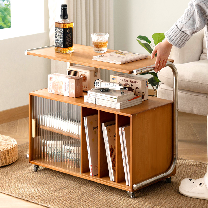 边几小桌子沙发侧边柜可移动w茶几床头角几置物架阳台方桌茶台客