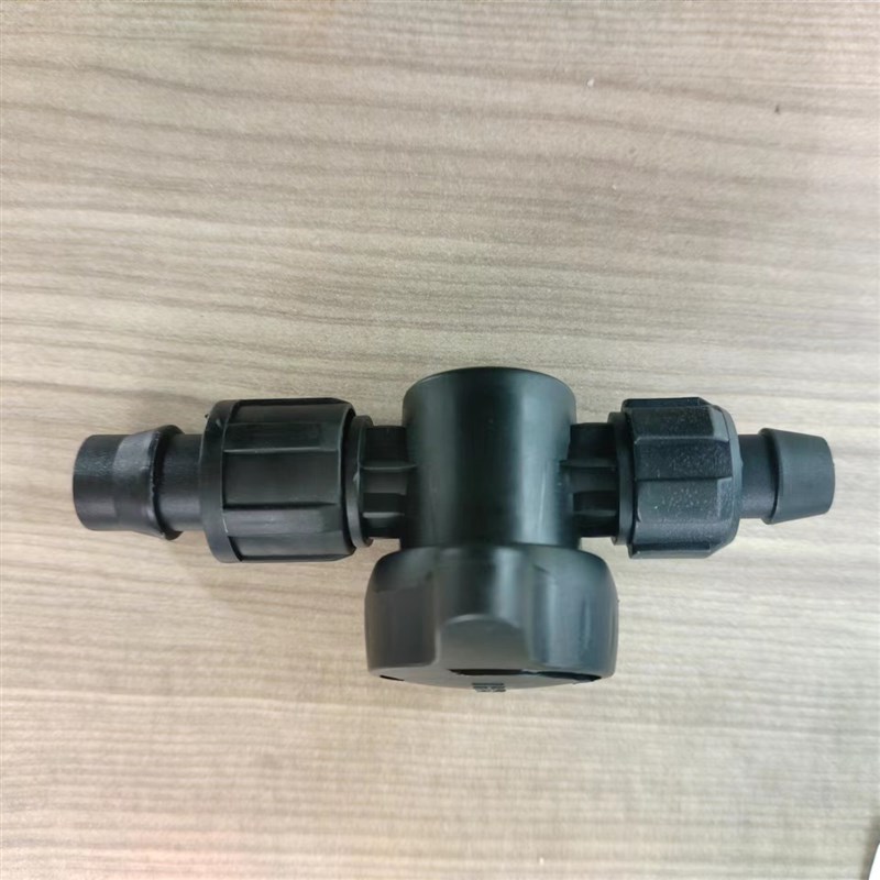 旁通阀16硬管定位锁母开关双锁母旁通阀滴灌接头阀门新款不漏水