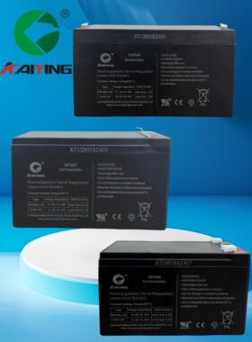 凯鹰蓄电池24V5Ah电动卷闸12FM5卷帘门12V7AH8消防控制柜12A14A38