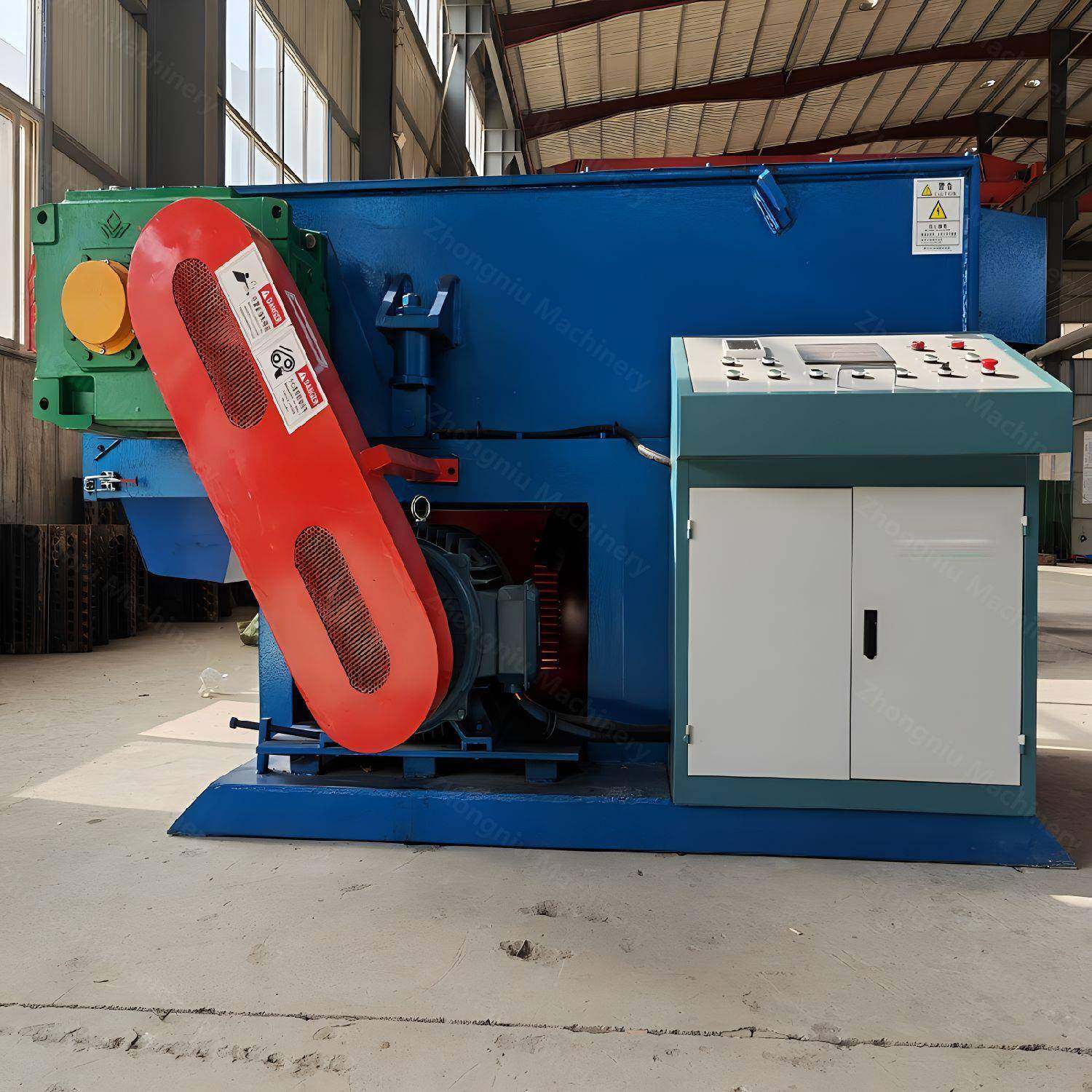 工业固废纤维破碎PE膜粉碎聚氨酯PVC注塑机头料块单轴滚刀撕碎机,机械设备,粉碎机,淘宝优惠券,粉丝福利购,淘宝优惠卷