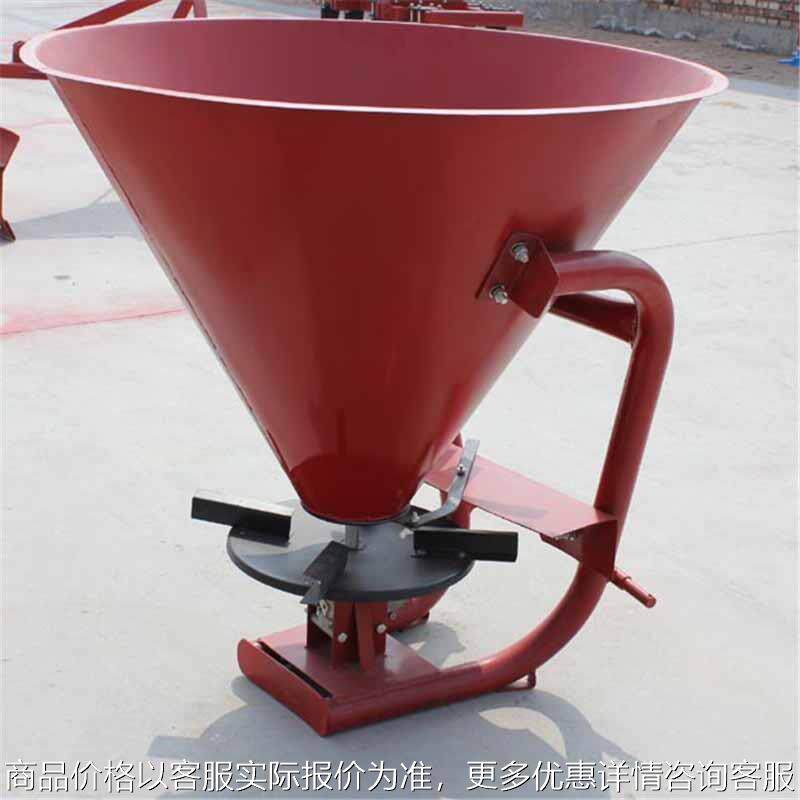 单盘铁桶锥形撒粪机生产厂家 坚固耐用齿轮箱式撒肥机