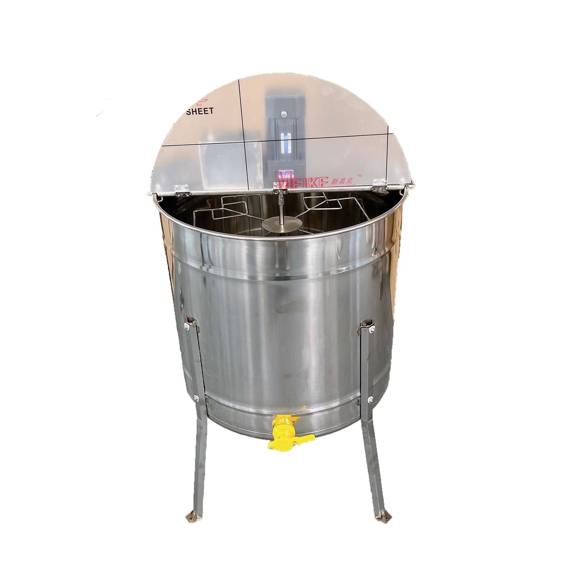达旦式4框电动摇蜜机不锈钢取蜜机养蜂工具出口