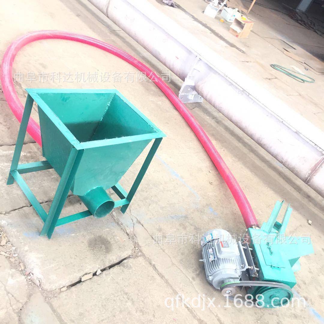 曲阜加工玉米小麦软管吸粮机油电两用带骨装车吸粮机便携式