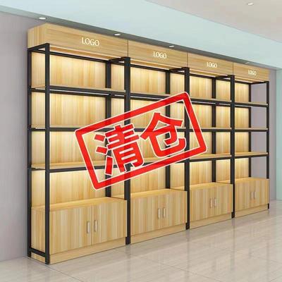 超市货架展示柜陈列化妆品置物架产品饰品样品母婴店多层手办柜子