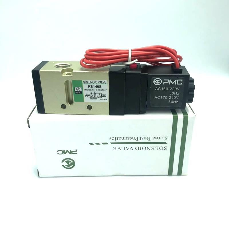 韩国PMC气动电磁阀PS140S/H PS380S PS140D PS380D换向阀电磁阀24