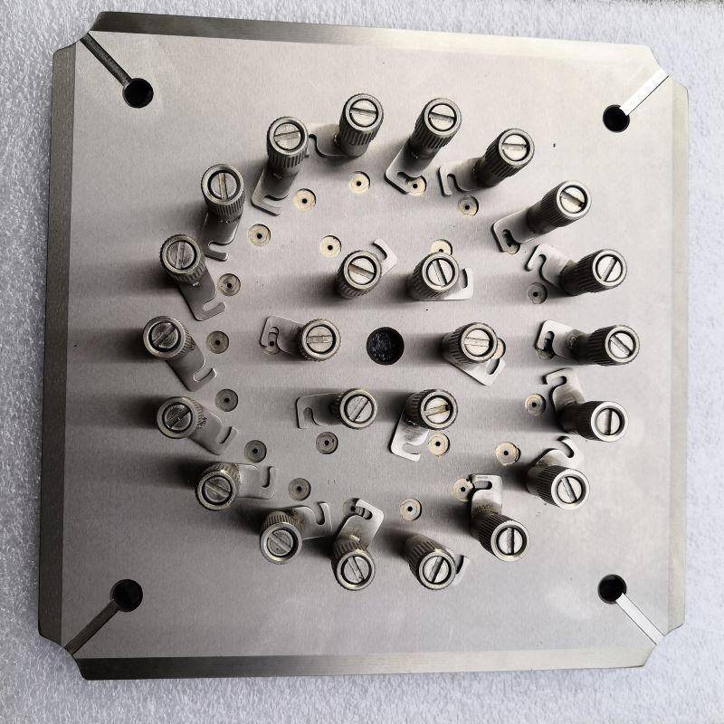 四角加压插芯研磨盘LC/PC-24厂家直销光纤研磨夹具光纤跳线研磨盘