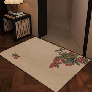 中国风简约入户门地m垫进门家用防滑门口地毯玄关可裁剪耐脏踩脚