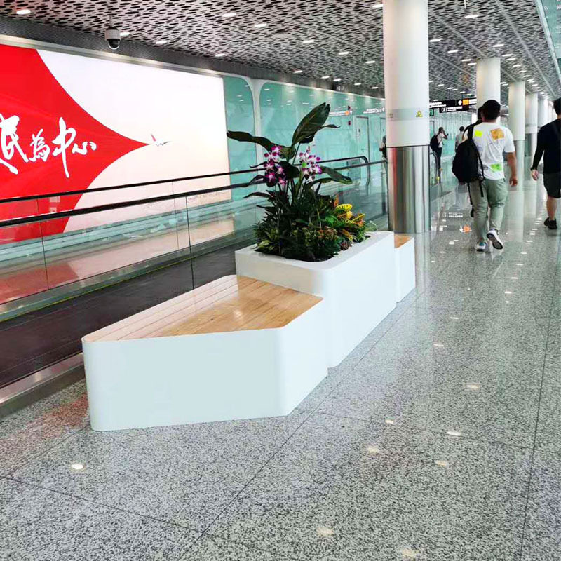 购物中心商场创意休闲座椅医院走廊玻璃钢异形花盆组合美陈坐凳,商业/办公家具,花坛/花箱,淘宝优惠券,粉丝福利购,淘宝优惠卷