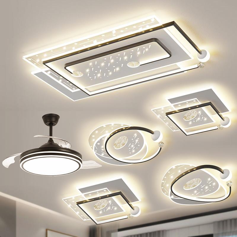 客厅灯2025设计师新款LED吸顶灯现代简约温馨卧室餐厅灯中山厂家