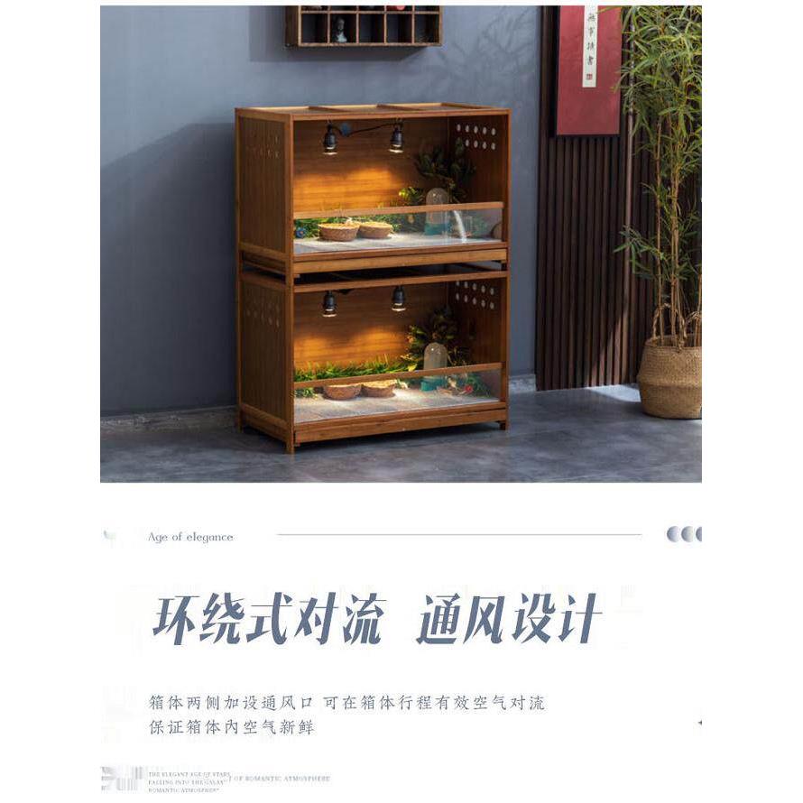 抽屉繁殖箱鹦鹉芦丁鸡鸟笼温控保温育雏箱宠物仓鼠壁虎蜥蜴刺猬箱