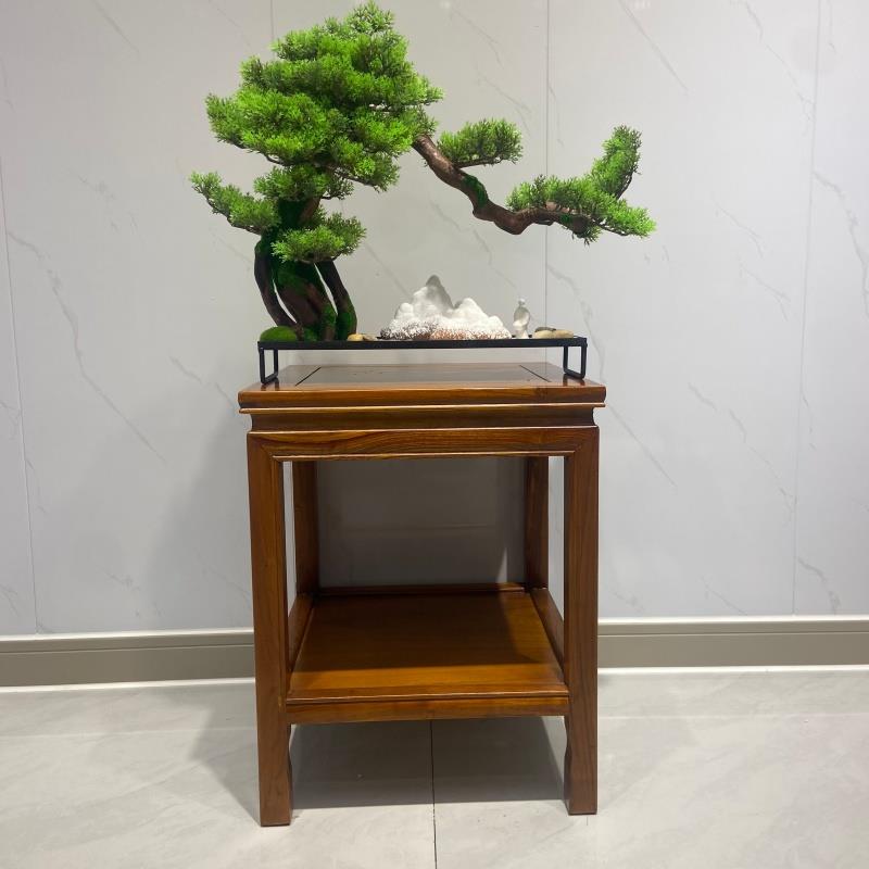 长条实木小方几沙发边几柜客厅中式角几榆木边桌家用小茶几小茶桌