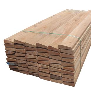 菠萝格防腐木扶手户外实木栏杆柳桉木河道护栏定制室外异形扶手