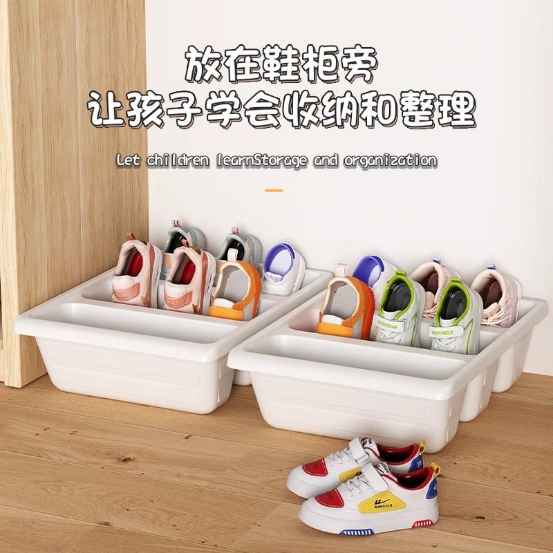 日本チュシンミ童鞋盒家用鞋柜收纳神器省空间简易宝宝鞋架抽屉式