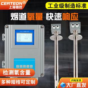 氧化锆氧量分析仪高精度氧量变送器烟道氧气含量分析仪检测氧监视