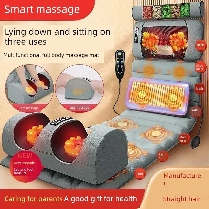专业按摩床垫，家用颈椎按摩器，全身多功能自动颈、肩、腰、背、