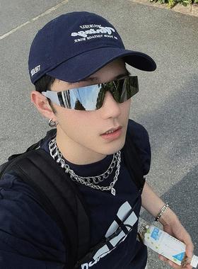 ALASYA骑车防风骑行户外登山太阳眼镜赛博朋克y2k墨镜全包围眼镜