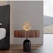 意式 高级感饭厅吧台自由升降小吊灯 极简卧室床头柜设计师款