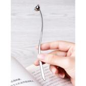 荷花书签布胜莲金属创意荷花习俗中国古典风格 小清新习俗刻字